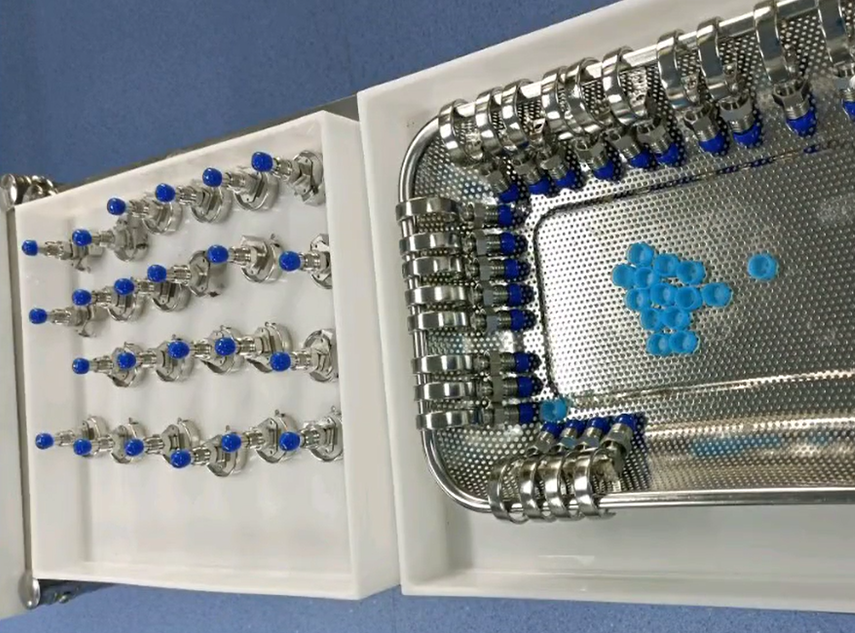 surface finish inspection for BA and EP high purity pressure gauge wetted surface