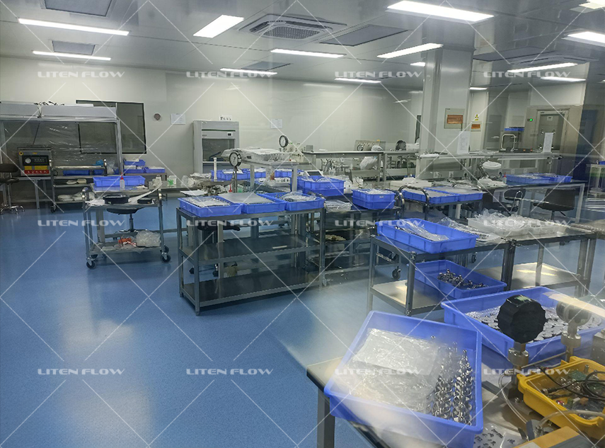 cleanroom vacuum packaging for high purity electric contact pressure gauge
