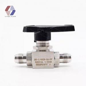 1/4” Inline EP SS316 High-Pressure Ball Valve, Panel-Mounted, SWAGELOK Compatible