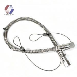 316L Stainless Steel Flexible Metal Hose with Safety Cable