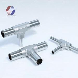 316L Stainless Steel Forged Orbital Weld Tee for Semiconductor High-Purity Gas Systems